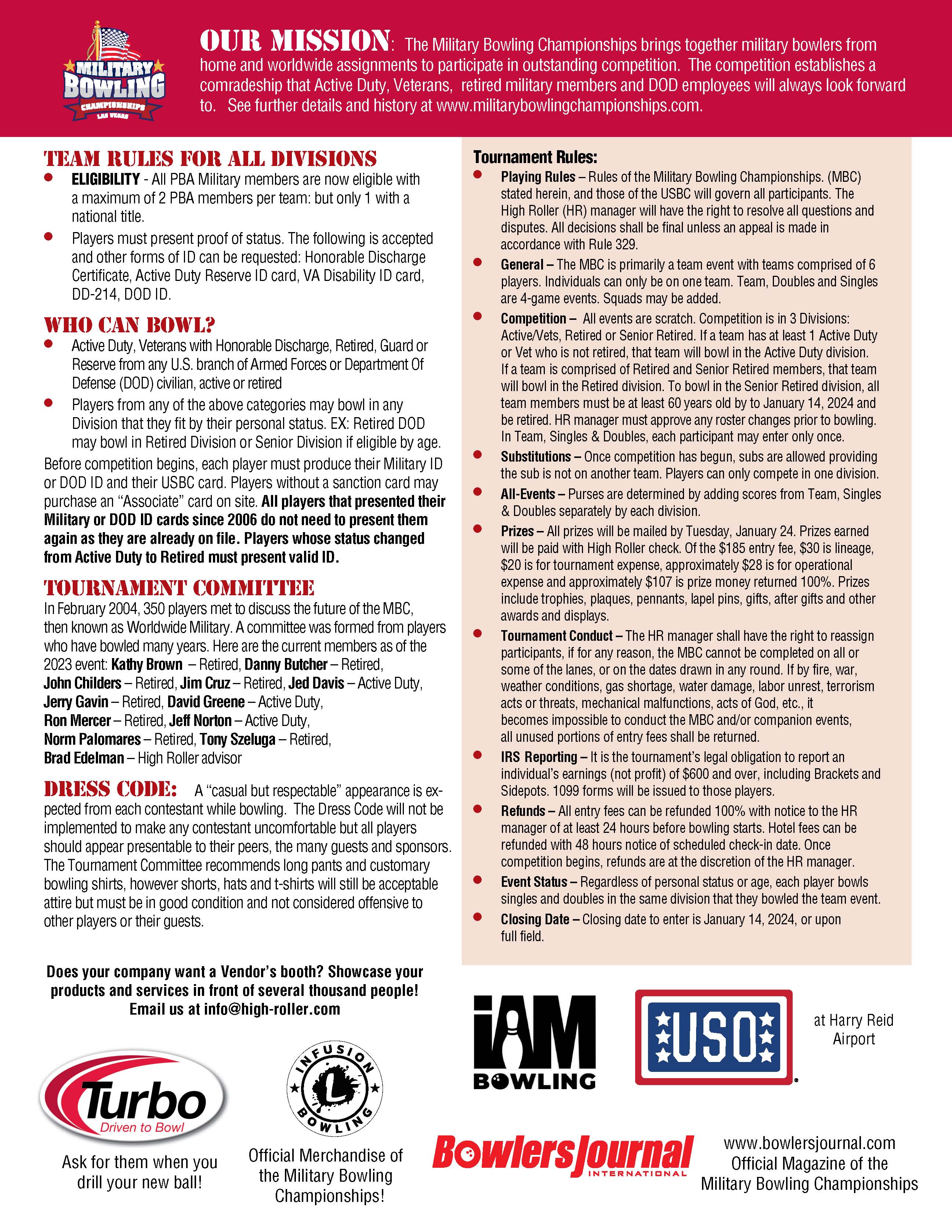 Military Bowling Championships